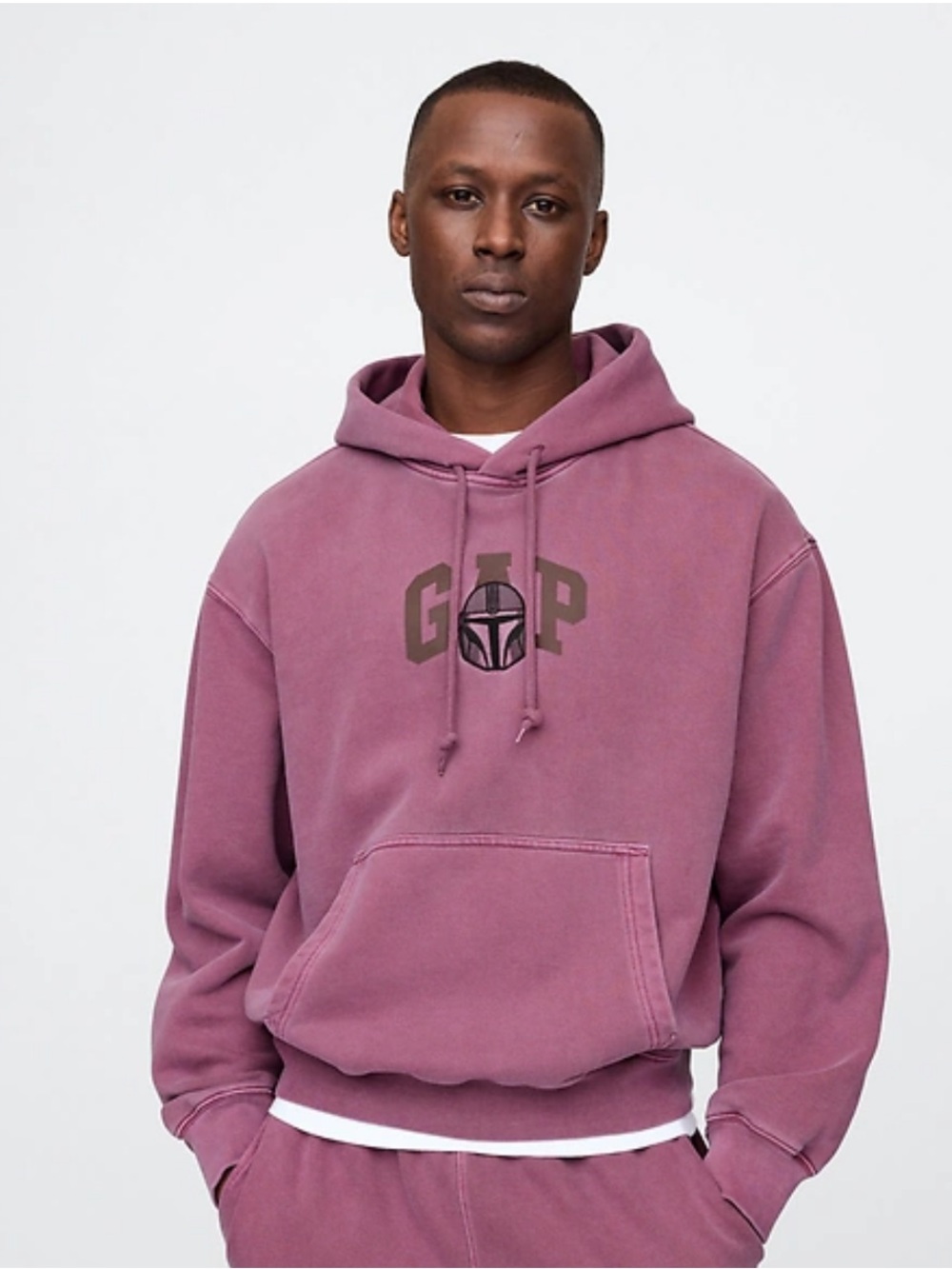 Gap Men’s Star Wars Heavyweight Maroon Hoodie Size Small